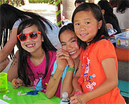 Friends at the summer picnic