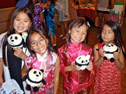 Four friends at the Moon Festival