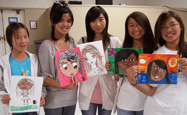 Five young artists