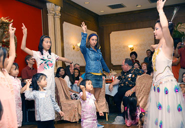 Learning the Peacock dance