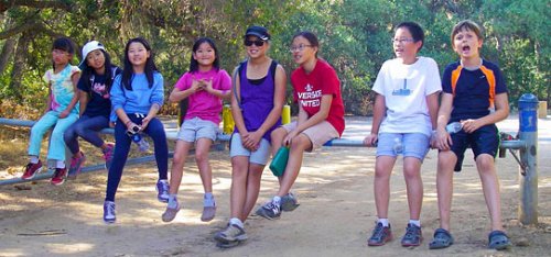 Young camper line-up